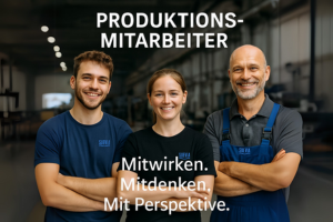 🏭 Produktionsmitarbeiter (m/w/d) – Mitwirken. Mitdenken. Mit Perspektive.