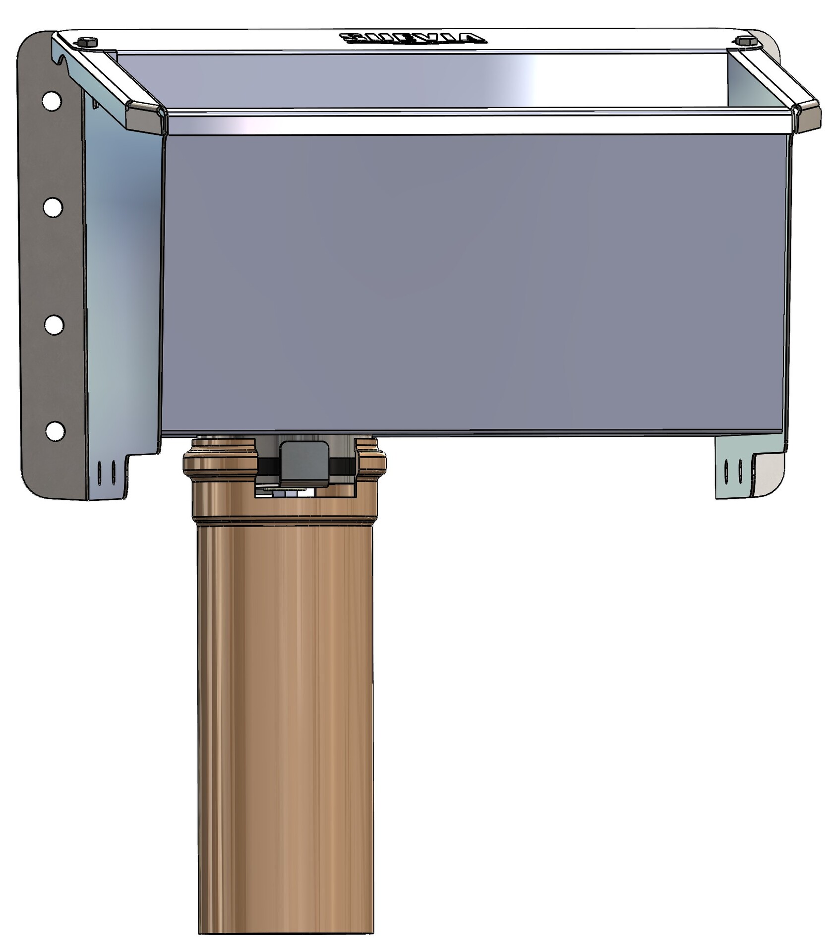 Compact Trough 55 cm exit Ø100 mm | SUEVIA HAIGES GmbH